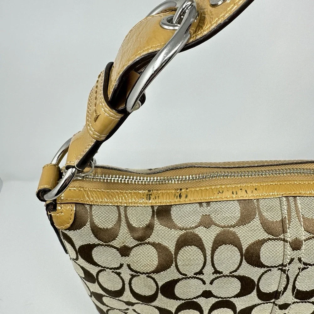 Coach signature hobo
